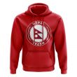 Nepal Football Badge Hoodie (Red)