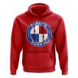 Panama Football Badge Hoodie (Red)