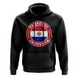 Paraguay Football Badge Hoodie (Black)