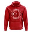 Turkey Football Badge Hoodie (Red)