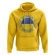 Ukraine Football Badge Hoodie (Yellow)