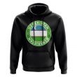 Uzbekistan Football Badge Hoodie (Black)