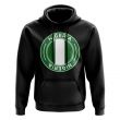 Nigeria Football Badge Hoodie (Black)