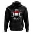 Yemen Football Badge Hoodie (Black)