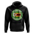 Zimbabwe Football Badge Hoodie (Black)