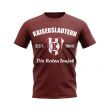 Kaiserslautern Established Football T-Shirt (Maroon)