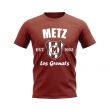 Metz Established Football T-Shirt (Maroon)