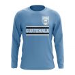 Guatemala Core Football Country Long Sleeve T-Shirt (Sky)