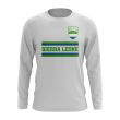 Sierra Leone Core Football Country Long Sleeve T-Shirt (White)