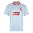 Score Draw Liverpool FC 1987 Away Retro Football Shirt