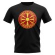 Macedonia Football Badge T-Shirt (Black)
