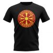 Macedonia Football Badge T-Shirt (Black)