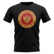 Montenegro Football Badge T-Shirt (Black)