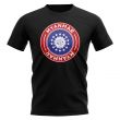 Myanmar Football Badge T-Shirt (Black)