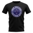 New Zealand Football Badge T-Shirt (Black)