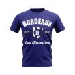 Bordeaux Established Football T-Shirt (Navy)