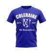 Coleraine Established Football T-Shirt (Blue)