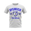 Ipswich Established Football T-Shirt (White)