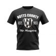 Notts County Established Football T-Shirt (Black)