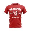 Rb Leipzig Established Football T-Shirt (Red)