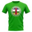 Central African Republic Football Badge T-Shirt (Green)