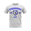 Strasbourg Established Football T-Shirt (White)