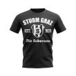 Sturm Graz Established Football T-Shirt (Black)