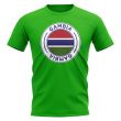 Gambia Football Badge T-Shirt (Green)