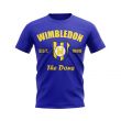 Wimbledon Established Football T-Shirt (Blue)