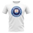 Anguilla Football Badge T-Shirt (White)