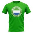 Sierra Leone Football Badge T-Shirt (Green)