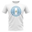 Guatemala Football Badge T-Shirt (White)