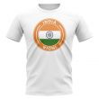 India Football Badge T-Shirt (White)