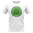Libya Football Badge T-Shirt (White)