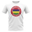 Mauritius Football Badge T-Shirt (White)