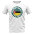 Mozambique Football Badge T-Shirt (White)