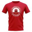 Gibraltar Football Badge T-Shirt (Red)