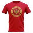 Montenegro Football Badge T-Shirt (Red)