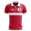 Bahrain Concept Stripe Polo Shirt (Red)