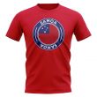 Samoa Football Badge T-Shirt (Red)