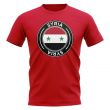 Syria Football Badge T-Shirt (Red)