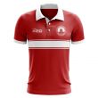 Gibraltar Concept Stripe Polo Shirt (Red)