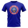 Guam Football Badge T-Shirt (Royal)