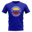 Venezuela Football Badge T-Shirt (Royal)