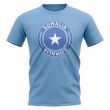 Somalia Football Badge T-Shirt (Sky)