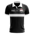 Syria Concept Stripe Polo Shirt (Black)