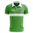 Tanzania Concept Stripe Polo Shirt (Green)