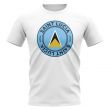 Saint Lucia Football Badge T-Shirt (White)