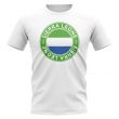 Sierra Leone Football Badge T-Shirt (White)