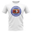 Swaziland Football Badge T-Shirt (White)